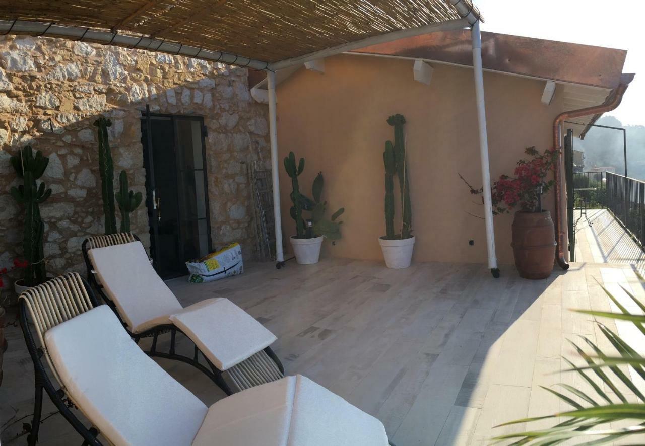 House In Grimaldi. Spectacular View Over The French Riviera! Grimaldi  Εξωτερικό φωτογραφία